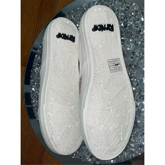 Ripndip lord normal the cat green tropical leaves slip on sneakers size 5W - Picture 10 of 16